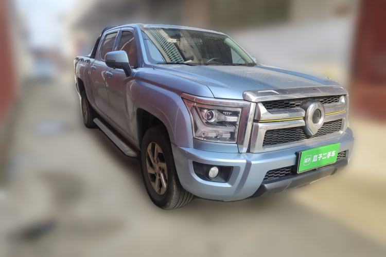 Used Great Wall King Kong Poer 2023 2.0T Automatic Diesel Two-Wheel-Drive Elite Version Flatbed GW4D20M Front Right 45 Deg
