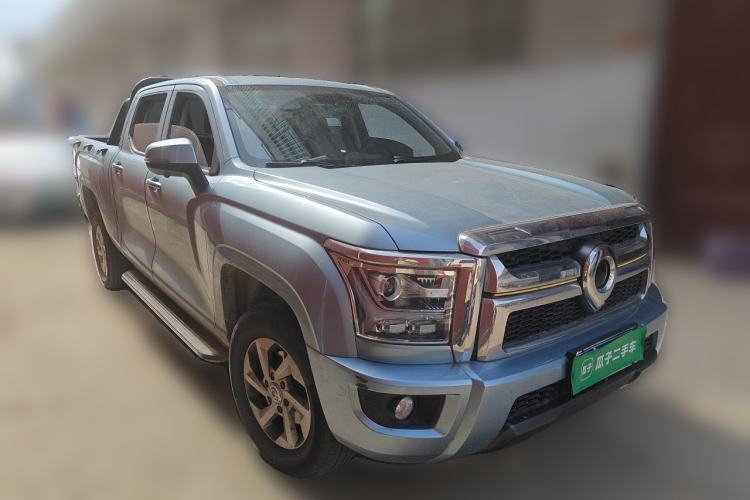 Used Great Wall King Kong Poer 2023 2.0T Automatic Diesel Two-Wheel-Drive Elite Version Flatbed GW4D20M Front Right 45 Deg