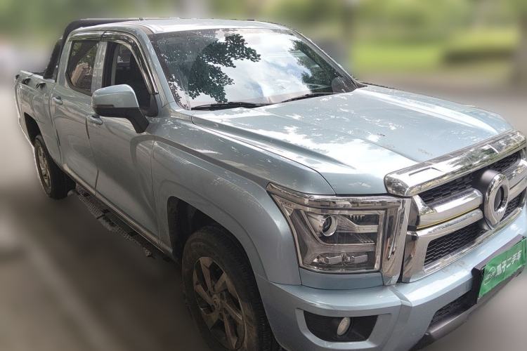 Used Great Wall King Kong Poer 2023 2.0T Automatic Gasoline Two-Wheel-Drive Elite Version Flatbed GW4C20C Front Right 45 Deg