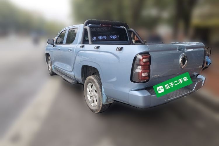 Used Great Wall King Kong Poer 2023 2.0T Automatic Diesel Two-Wheel-Drive Elite Version Flatbed GW4D20M Rear Left 45 Deg
