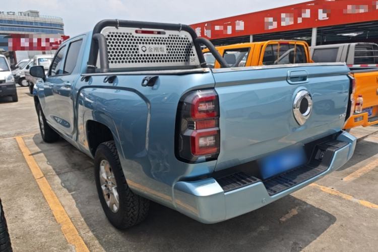 Used Great Wall King Kong Poer 2023 2.0T Automatic Diesel Two-Wheel-Drive Elite Version Flatbed GW4D20M Rear Left 45 Deg