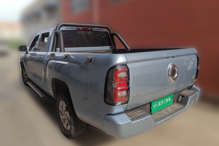 Used Great Wall King Kong Poer 2023 2.0T Automatic Diesel Two-Wheel-Drive Elite Version Flatbed GW4D20M Rear Left 45 Deg