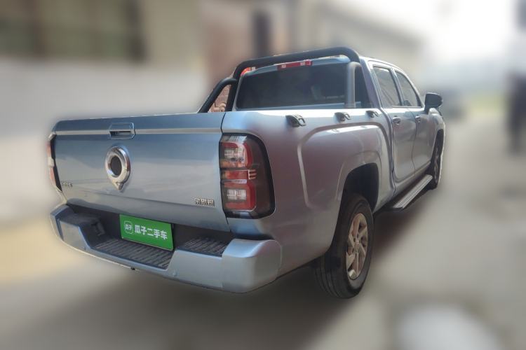 Used Great Wall King Kong Poer 2023 2.0T Automatic Diesel Two-Wheel-Drive Elite Version Flatbed GW4D20M Rear Right 45 Deg