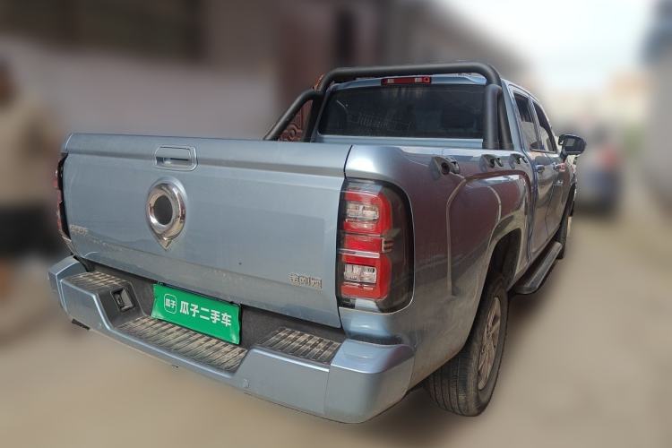 Used Great Wall King Kong Poer 2023 2.0T Automatic Diesel Two-Wheel-Drive Elite Version Flatbed GW4D20M Rear Right 45 Deg