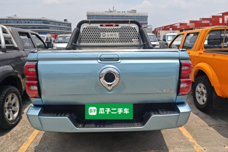 Used Great Wall King Kong Poer 2023 2.0T Automatic Diesel Two-Wheel-Drive Elite Version Flatbed GW4D20M Rear