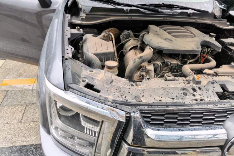Used Great Wall King Kong Poer 2023 2.0T Automatic Diesel 4x4 Elite Edition Flatbed GW4D20M Engine Bay Right