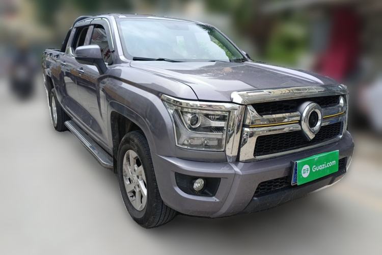 Used Great Wall King Kong Poer 2023 2.0T Automatic Diesel Two-Wheel-Drive Elite Version Flatbed GW4D20M Front Right 45 Deg