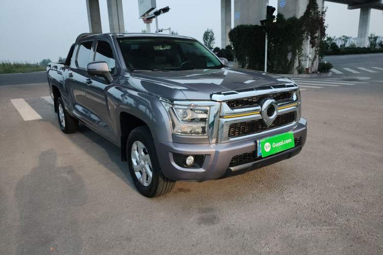 Used Great Wall King Kong Poer 2023 2.0T Automatic Diesel Two-Wheel-Drive Elite Version Flatbed GW4D20M Front Right 45 Deg