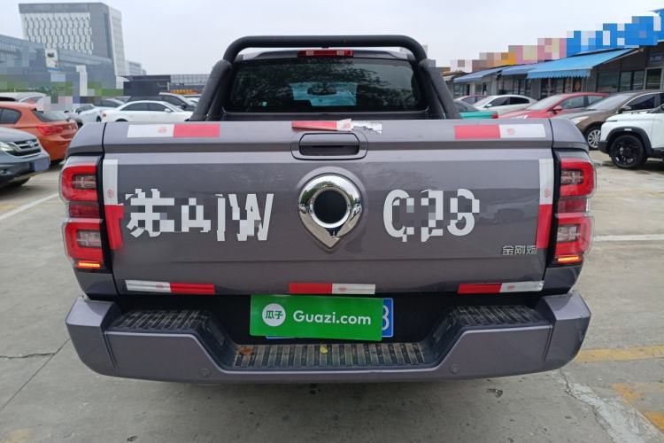 Used Great Wall King Kong Poer 2023 2.0T Automatic Diesel Two-Wheel-Drive Elite Version Flatbed GW4D20M Rear