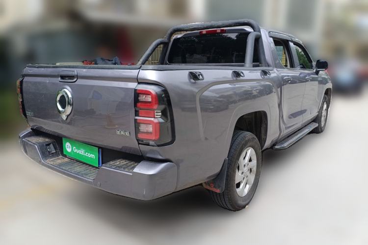 Used Great Wall King Kong Poer 2023 2.0T Automatic Diesel Two-Wheel-Drive Elite Version Flatbed GW4D20M Rear Right 45 Deg
