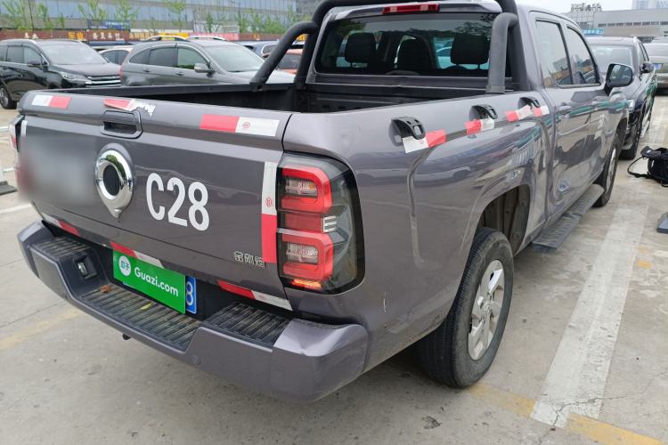 Used Great Wall King Kong Poer 2023 2.0T Automatic Diesel Two-Wheel-Drive Elite Version Flatbed GW4D20M Rear Right 45 Deg