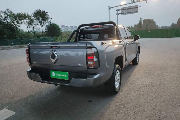 Used Great Wall King Kong Poer 2023 2.0T Automatic Diesel Two-Wheel-Drive Elite Version Flatbed GW4D20M Rear Right 45 Deg