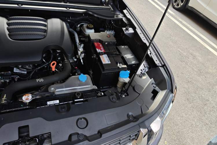 Used Great Wall King Kong Poer 2023 2.0T Automatic Diesel Two-Wheel-Drive Elite Version Flatbed GW4D20M Engine Bay Left