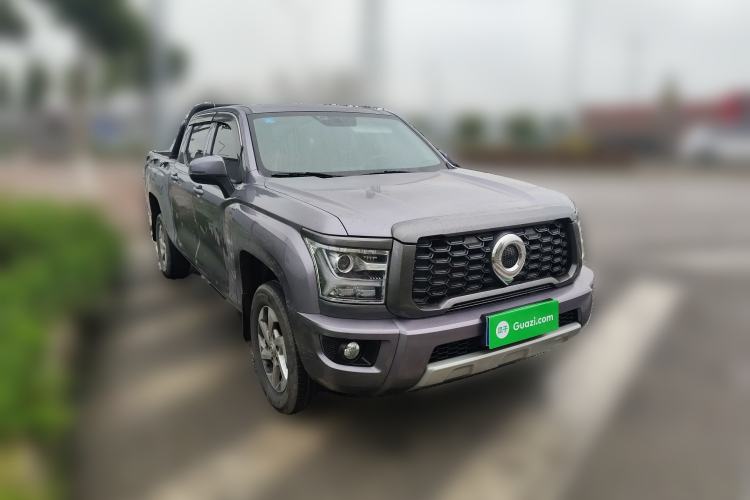 Used Great Wall King Kong Poer 2023 2.0T Manual Diesel Two-Wheel Drive Entrepreneurial Version with Long Flat Bed GW4D20M Front Right 45 Deg