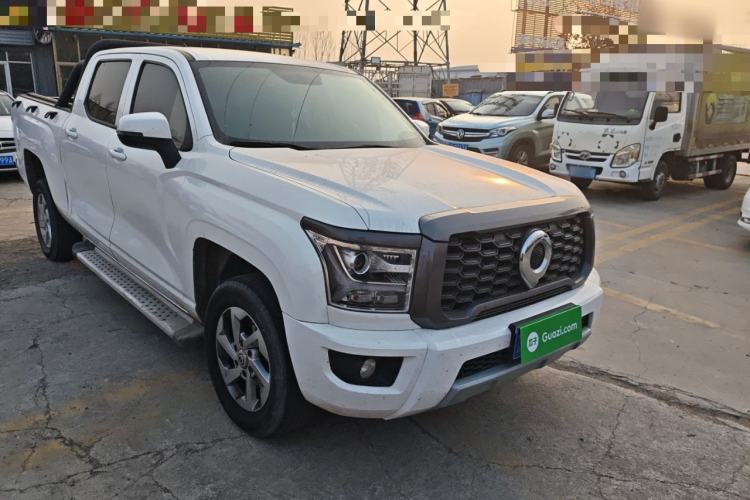 Used Great Wall King Kong Poer 2023 2.0T Manual Diesel Two-Wheel Drive Entrepreneurial Version with Long Flat Bed GW4D20M Front Right 45 Deg