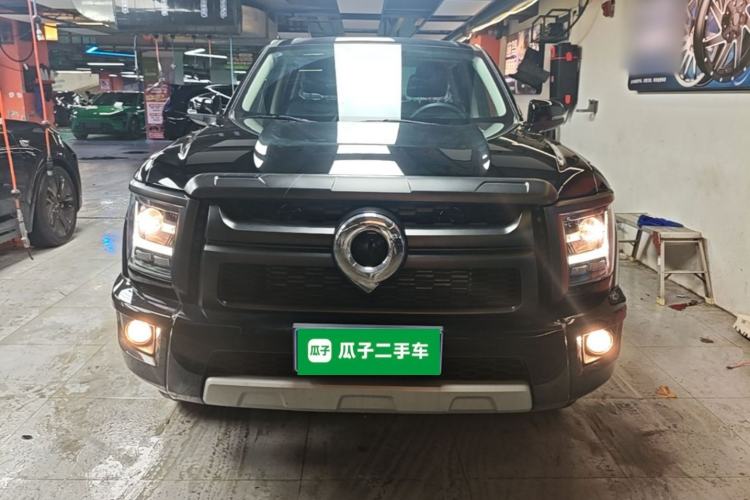 Used Great Wall King Kong Poer 2024 2.0T Automatic 8AT Diesel Two-Wheel Drive Elite Version with Extended Cabin Front