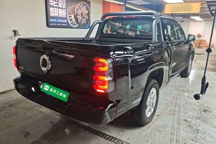 Used Great Wall King Kong Poer 2024 2.0T Automatic 8AT Diesel Two-Wheel Drive Elite Version with Extended Cabin Rear Right 45 Deg