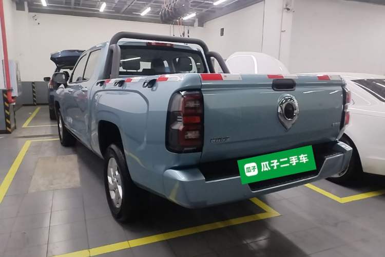 Used Great Wall King Kong Poer 2024 2.0T Automatic 8AT Diesel Two-Wheel-Drive Navigation Edition Flatbed Rear Left 45 Deg