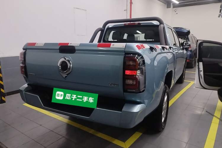 Used Great Wall King Kong Poer 2024 2.0T Automatic 8AT Diesel Two-Wheel-Drive Navigation Edition Flatbed Rear Right 45 Deg
