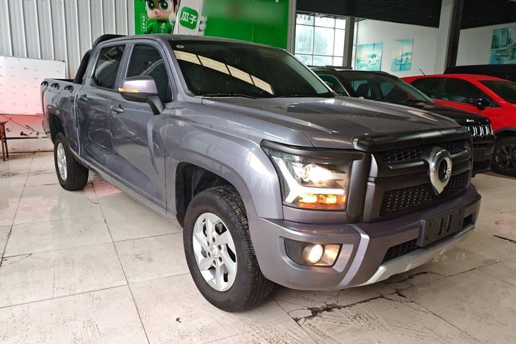Used Great Wall King Kong Poer 2024 2.0T Automatic 8AT Gasoline Two-Wheel-Drive Elite Version with Flat Bed Exterior 2