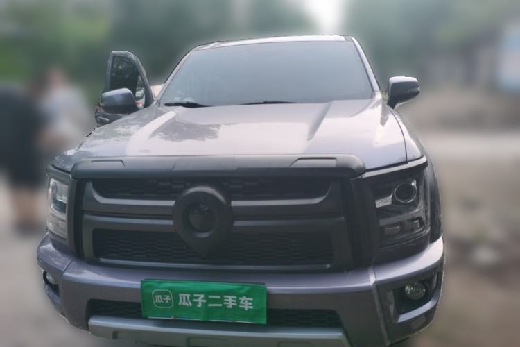 Used Great Wall King Kong Poer 2024 2.0T Automatic 8AT Diesel Two-Wheel Drive Elite Version with Extended Cabin Front
