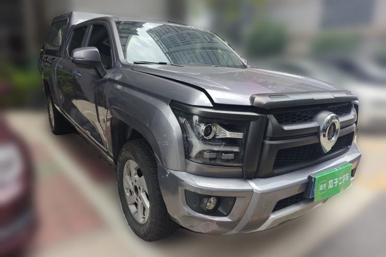 Used Great Wall King Kong Poer 2024 2.0T Automatic 8AT Diesel Two-Wheel-Drive Elite Flatbed Front Right 45 Deg