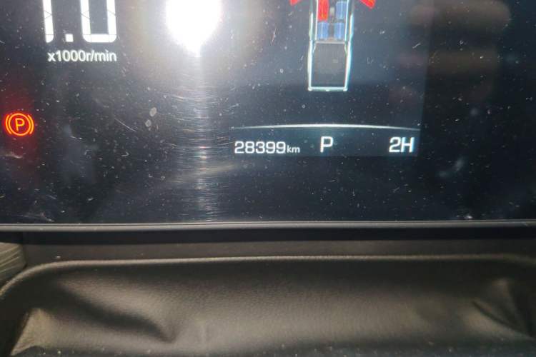 Used Great Wall King Kong Poer 2024 2.0T Automatic 8AT Gasoline Four-Wheel Drive Navigation Version – Flat Bed Odometer Close Up