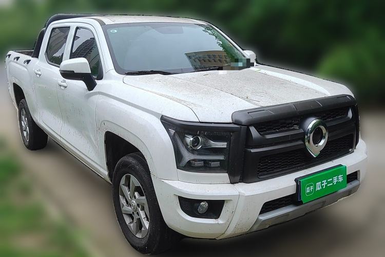 Used Great Wall King Kong Poer 2024 2.0T Automatic 8AT Diesel Two-Wheel-Drive Elite Flatbed Front Right 45 Deg