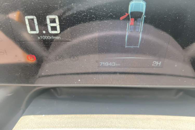 Used Great Wall King Kong Poer 2024 2.0T Manual Gasoline 4x4 Elite Flatbed Odometer Close Up