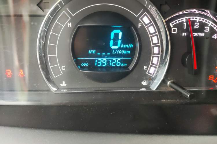 Used Great Wall M4 2012 1.5L Manual Luxury Version Odometer Close Up