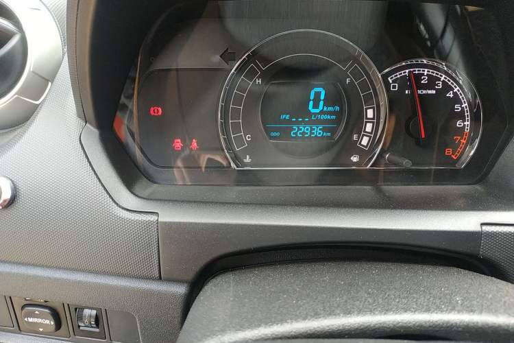 Used Great Wall M4 2012 1.5L Manual Luxury Version Odometer Close Up
