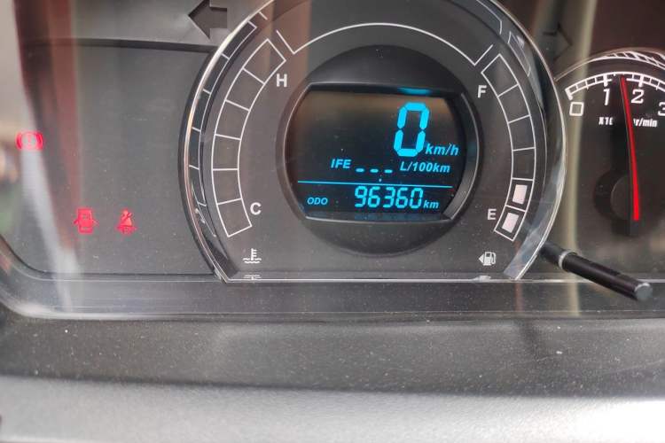 Used Great Wall M4 2012 1.5L Manual Comfort Version Odometer Close Up