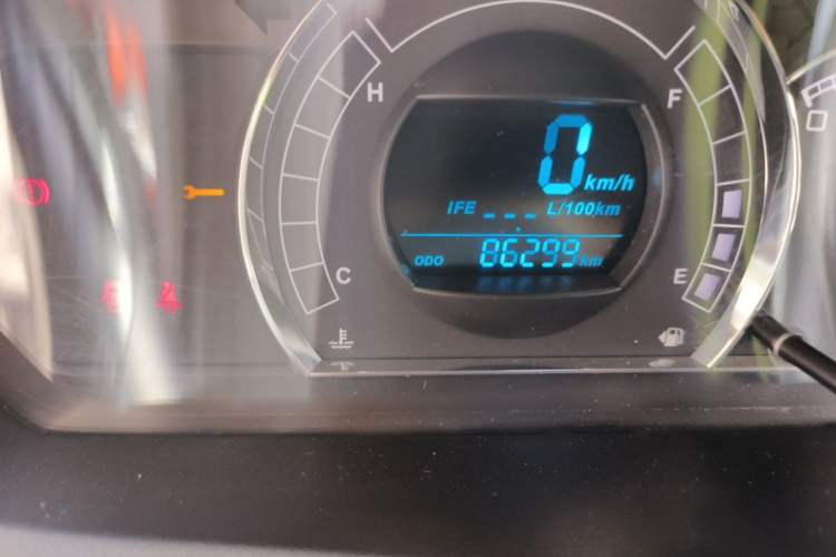 Used Great Wall M4 2012 1.5L Manual Luxury Version Odometer Close Up