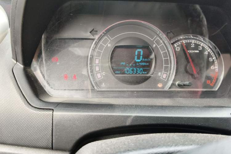 Used Great Wall M4 2012 1.5L Manual Comfort Version Odometer Close Up