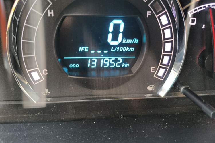 Used Great Wall M4 2012 1.5L Manual Comfort Version Odometer Close Up