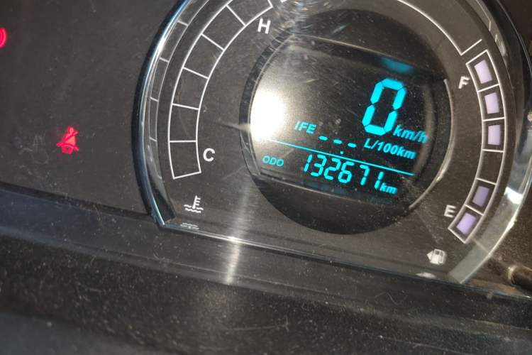 Used Great Wall M4 2012 1.5L Manual Comfort Version Odometer Close Up