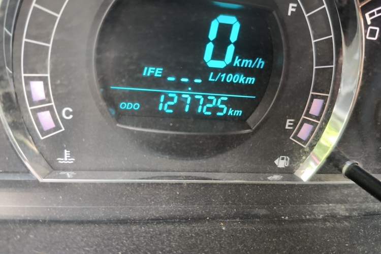 Used Great Wall M4 2012 1.5L Manual Luxury Version Odometer Close Up