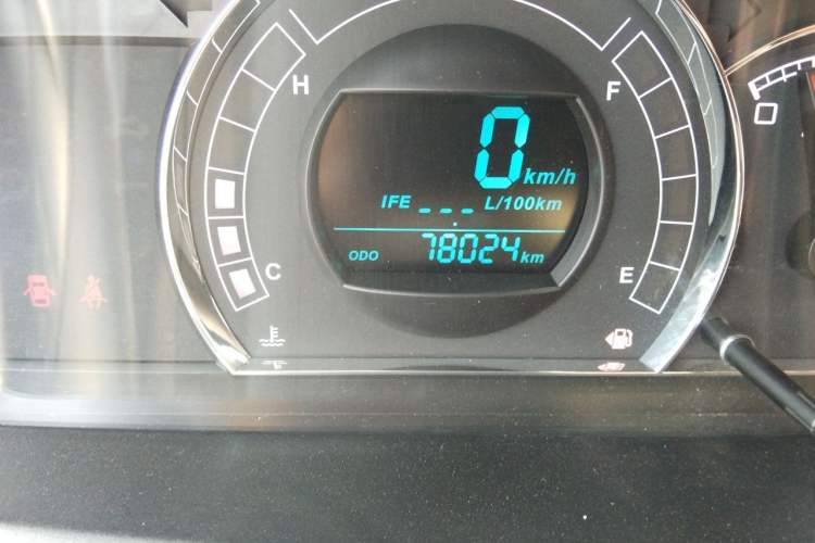 Used Great Wall M4 2012 1.5L Manual Luxury Version Odometer Close Up