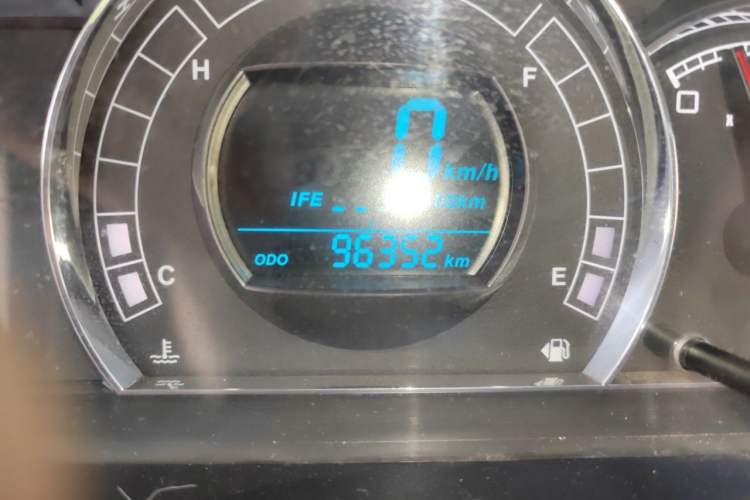 Used Great Wall M4 2012 1.5L Manual Luxury Version Odometer Close Up