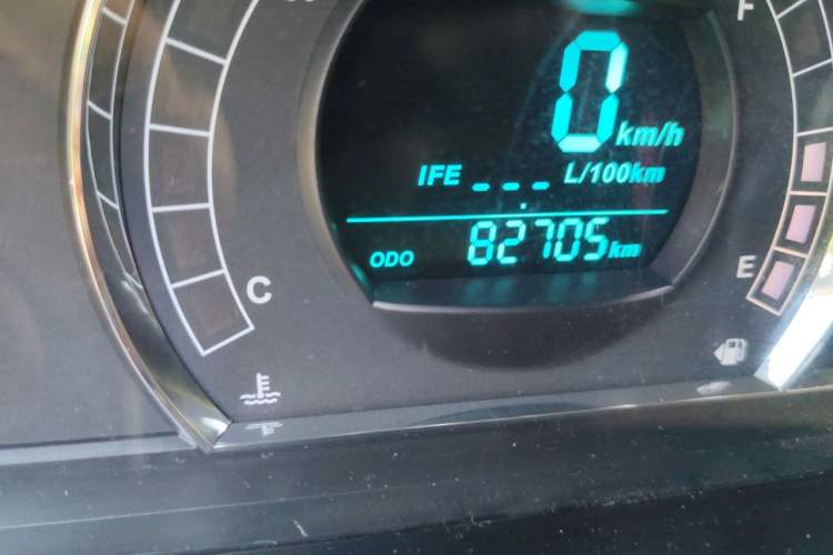 Used Great Wall M4 2012 1.5L Manual Comfort Version Odometer Close Up