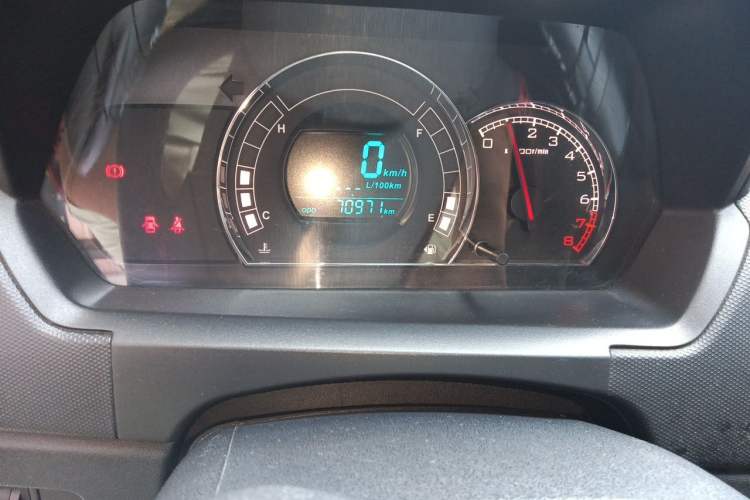 Used Great Wall M4 2012 1.5L Manual Comfort Version Odometer Close Up