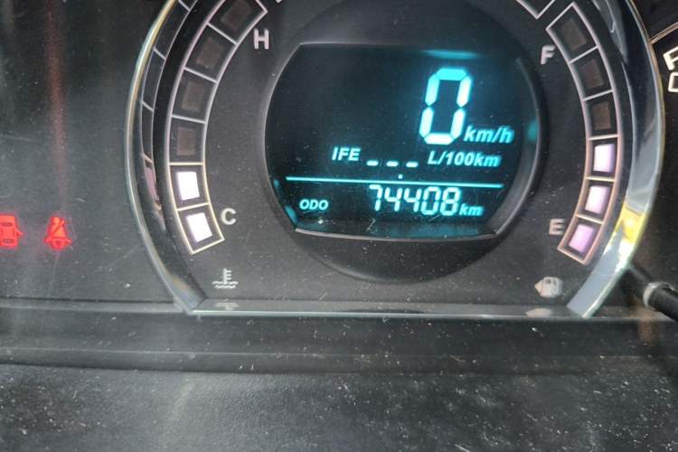 Used Great Wall M4 2012 1.5L Manual Luxury Version Odometer Close Up