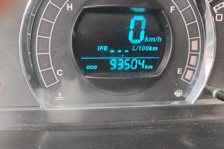 Used Great Wall M4 2012 1.5L Manual Luxury Version Odometer Close Up