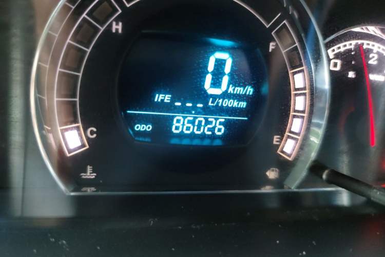 Used Great Wall M4 2012 1.5L Manual Luxury Version Odometer Close Up