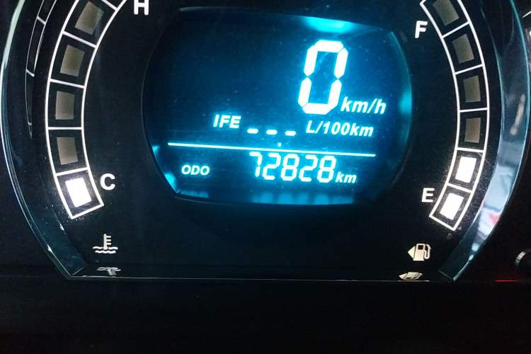 Used Great Wall M4 2012 1.5L Manual Comfort Version Odometer Close Up