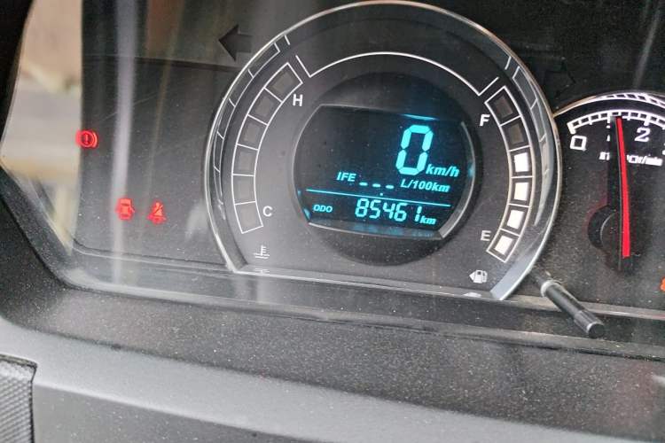 Used Great Wall M4 2012 1.5L Manual Comfort Version Odometer Close Up