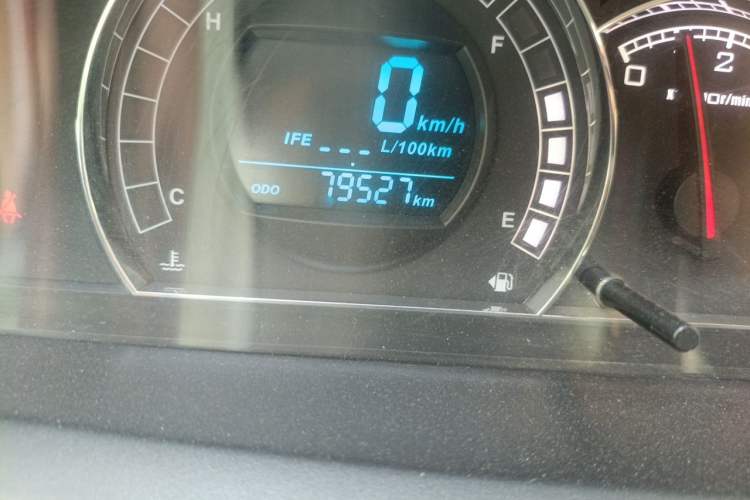Used Great Wall M4 2012 1.5L Manual Luxury Version Odometer Close Up