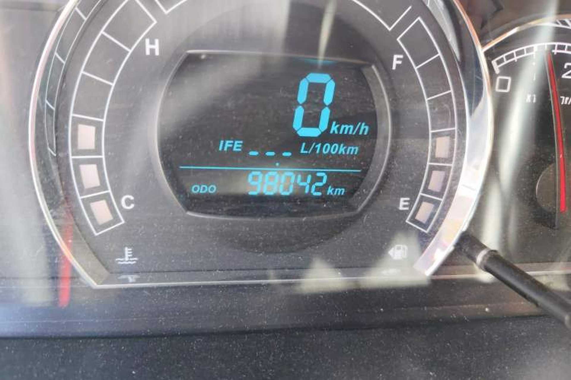 Used Great Wall M4 2012 1.5L Manual Luxury Version Odometer Close Up