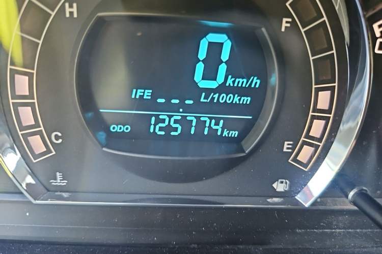 Used Great Wall M4 2012 1.5L Manual Luxury Version Odometer Close Up