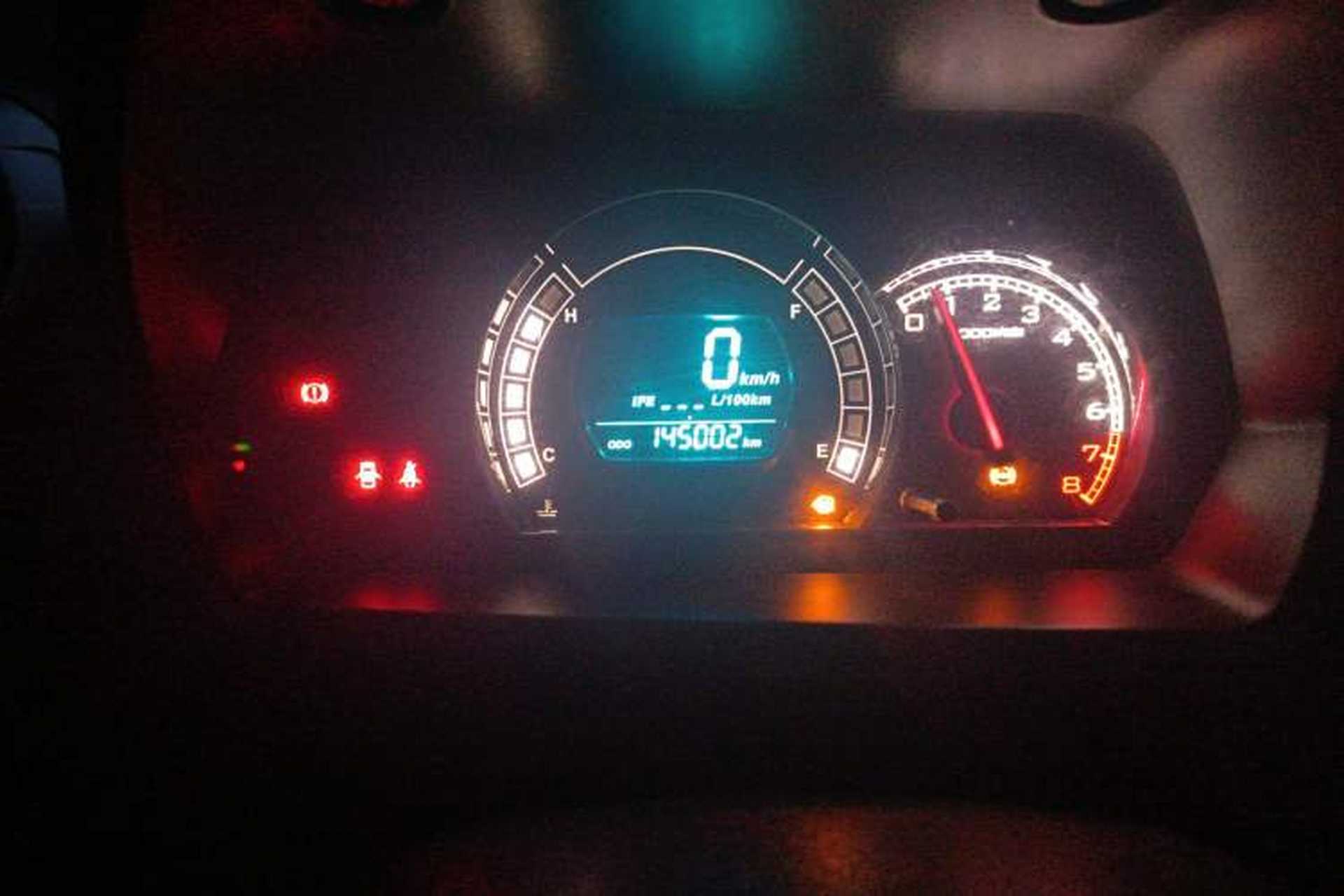 Used Great Wall M4 2012 1.5L Manual Luxury Version Odometer Close Up